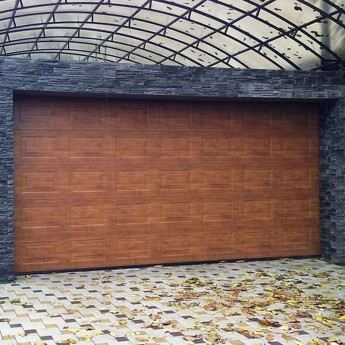 Гаражные секционные ворота под навес ALUTECH Trend 2625×2250 мм